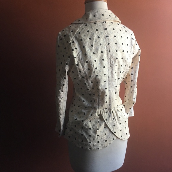 AN REN NEW YORK Polkadot Bow Jacket M - Picture 6 of 8